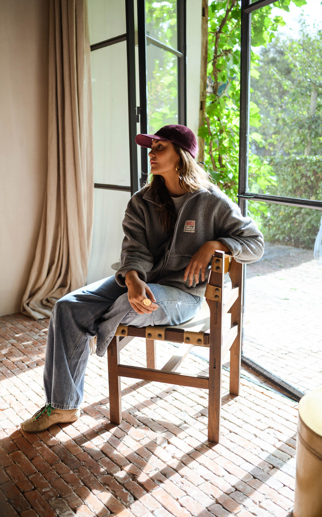 Sevan polar cardigan - grey