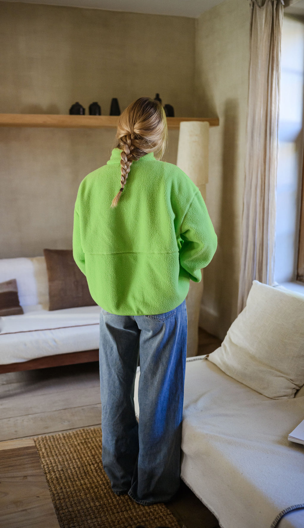 Sevan polar cardigan - Green