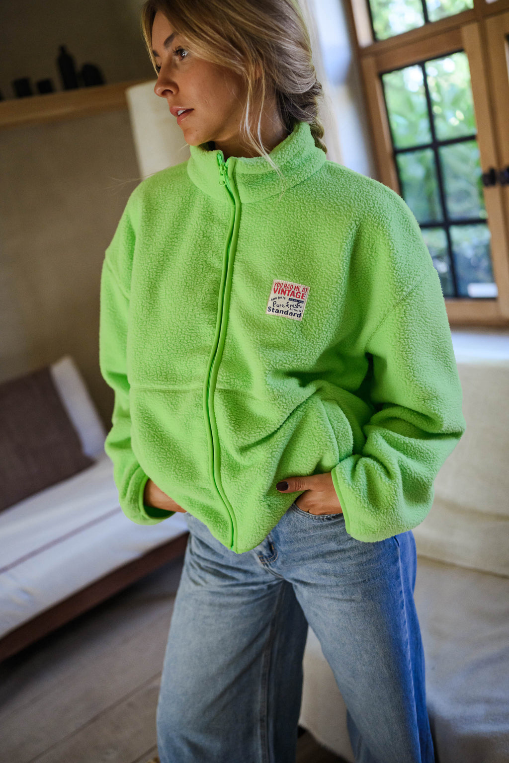 Sevan polar cardigan - Green