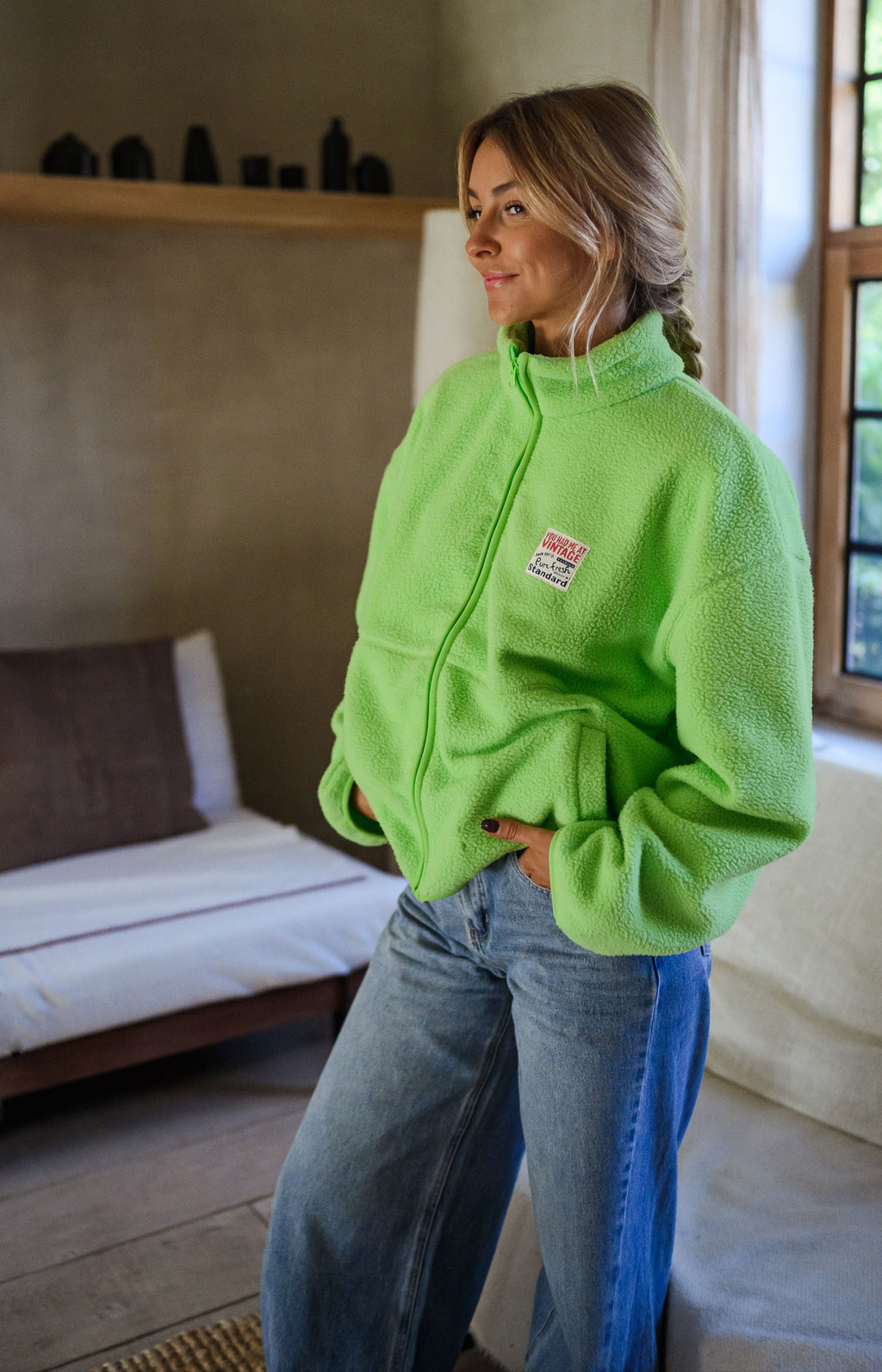 Sevan polar cardigan - Green