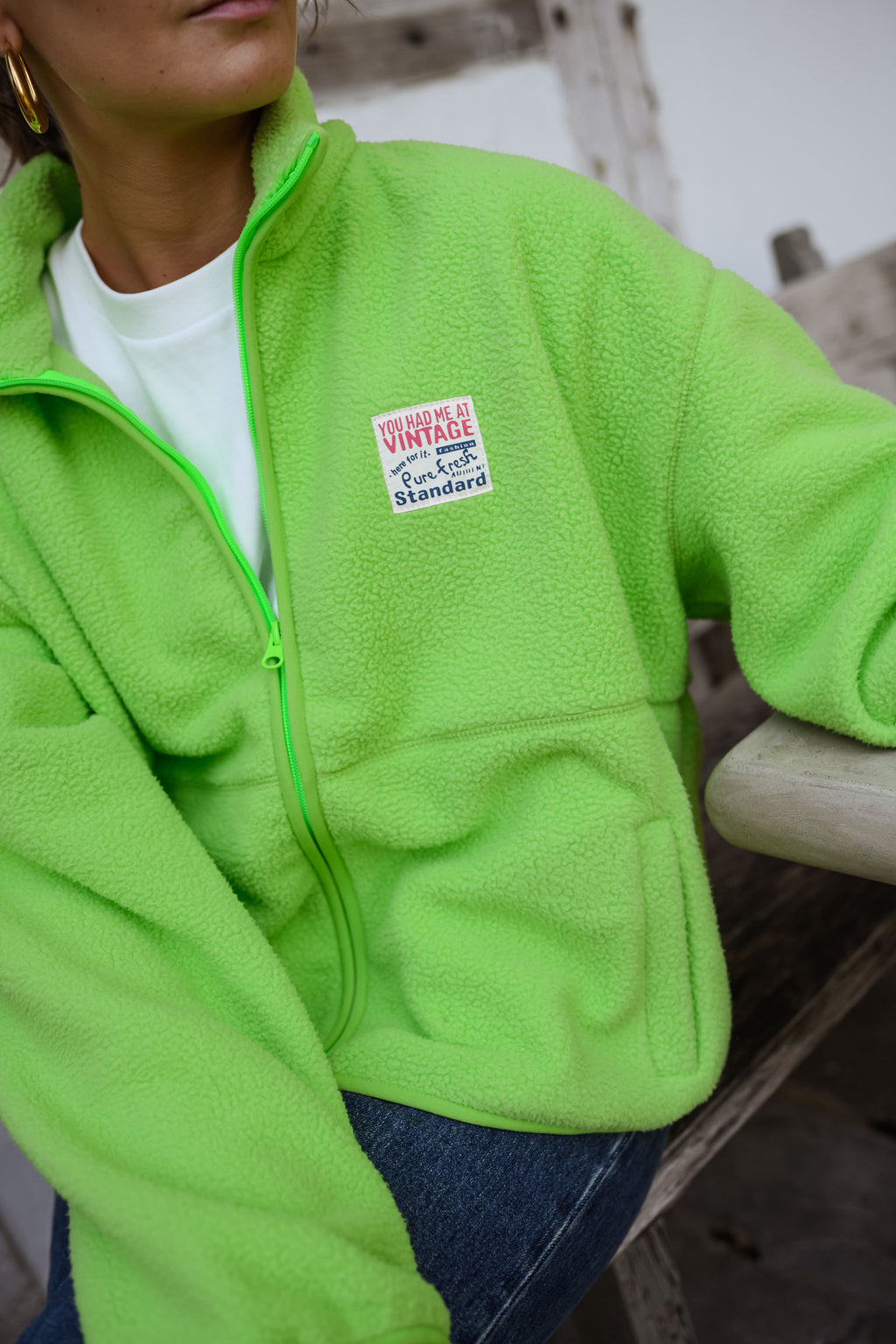 Sevan polar cardigan - Green