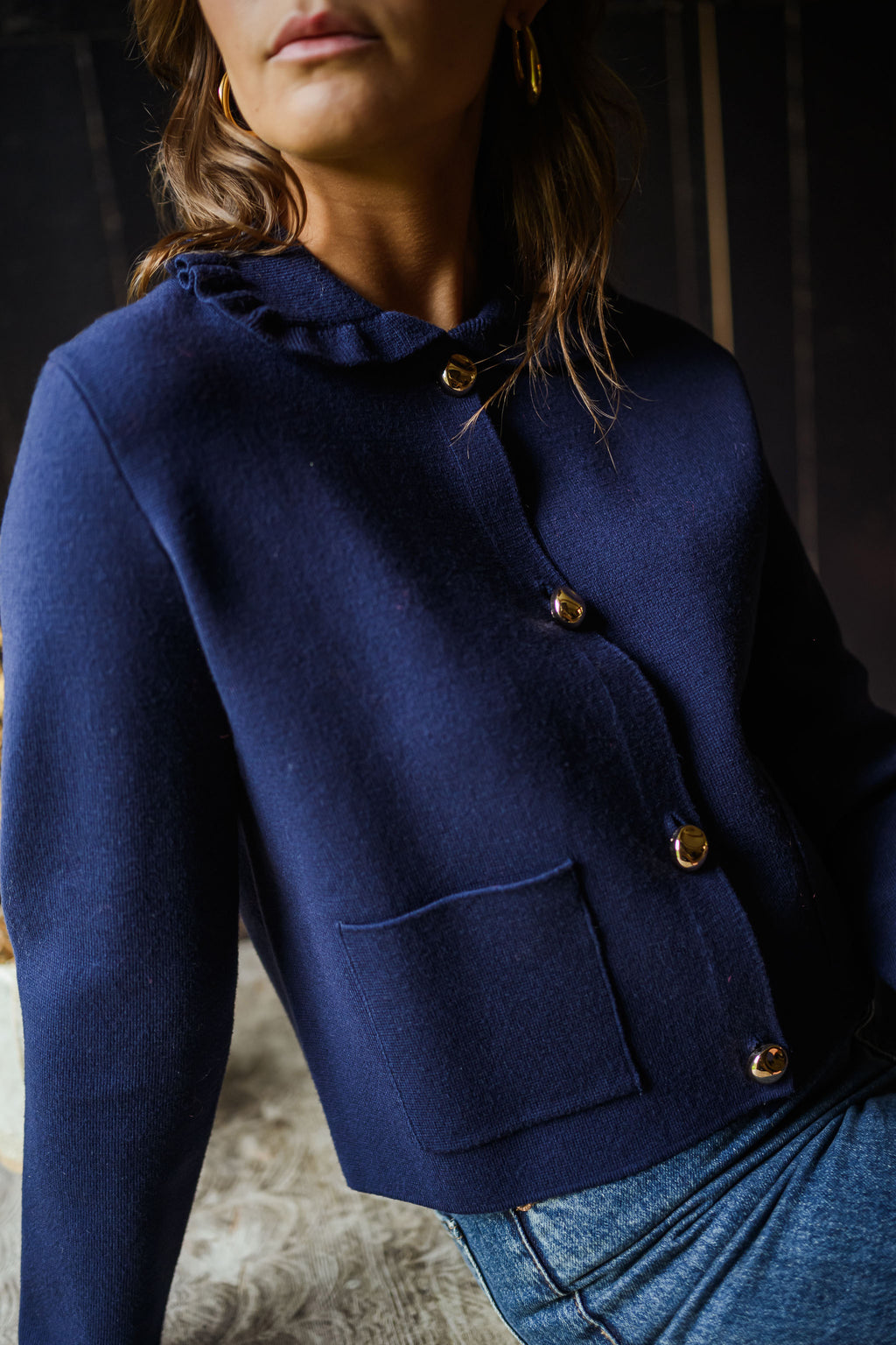 Gilet Presly - bleu