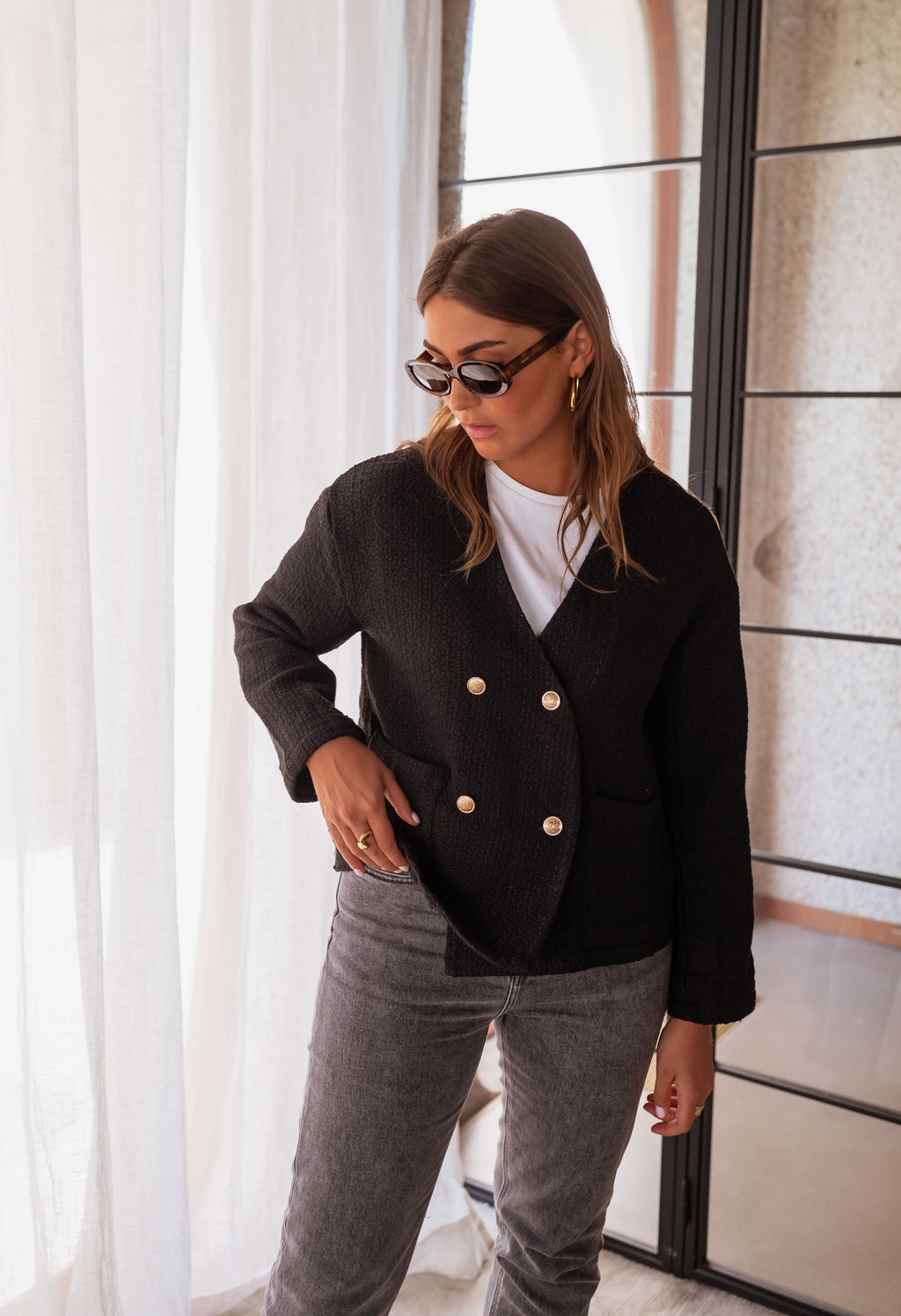 Tessa cardigan - black 