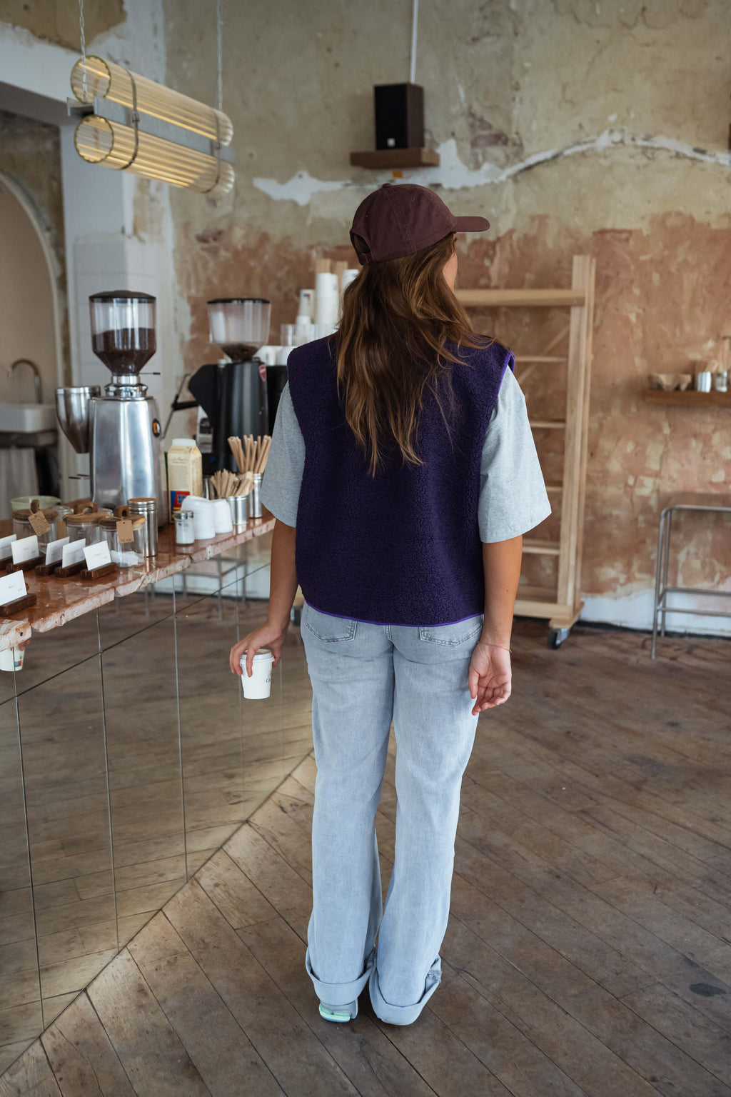 Gilet Kara - mauve