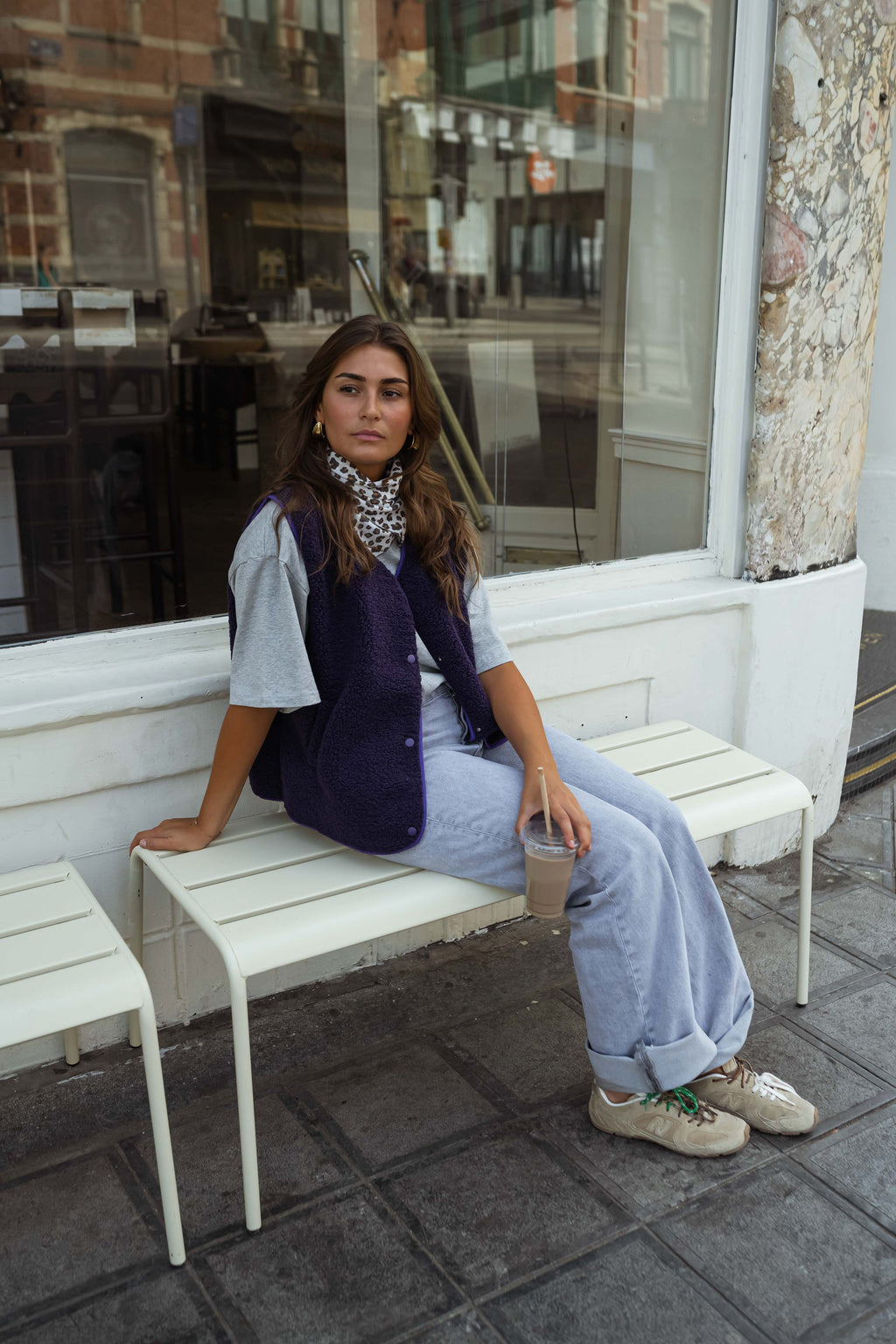 Gilet Kara - mauve