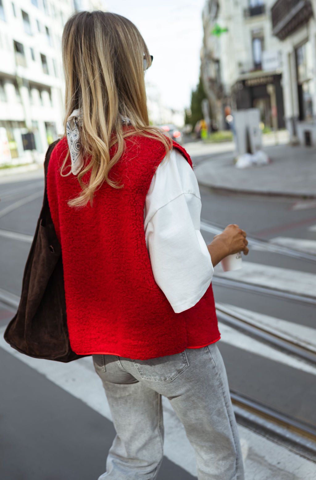 Gilet Kara - rouge