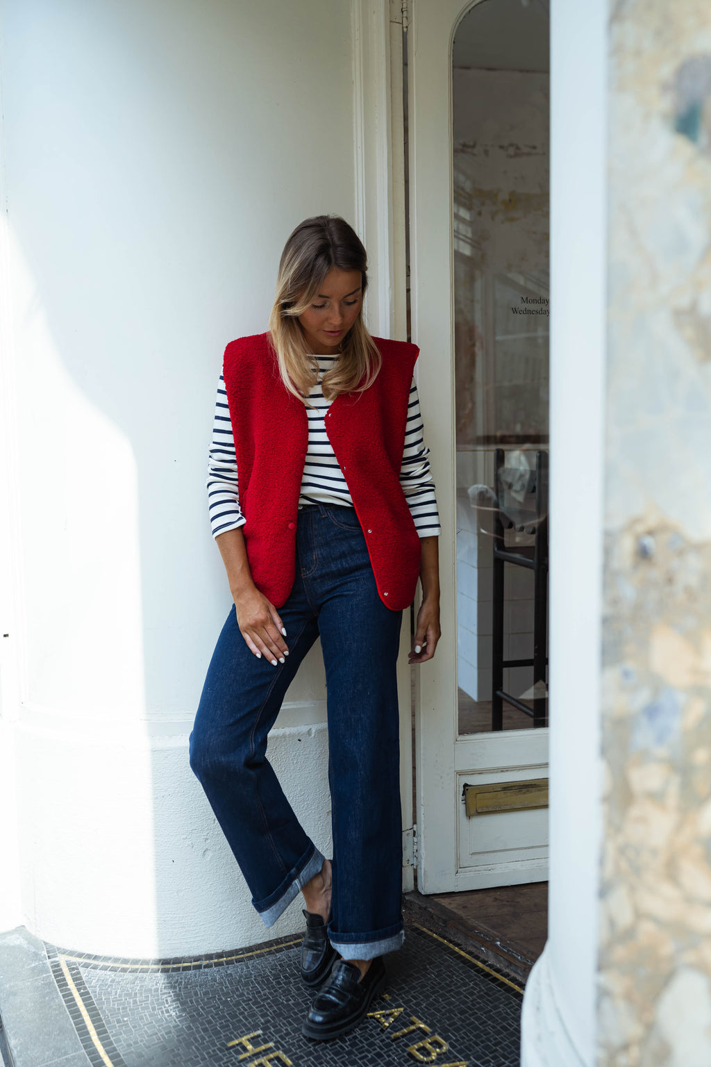 Gilet Kara - rouge