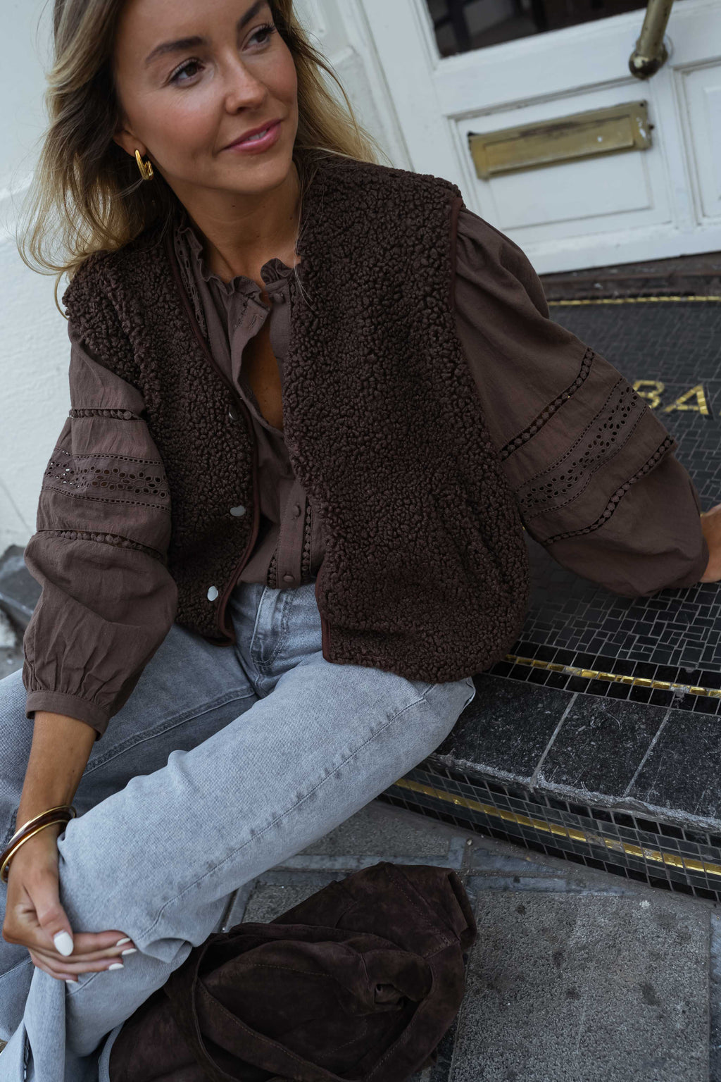 Gilet Taoh - brun
