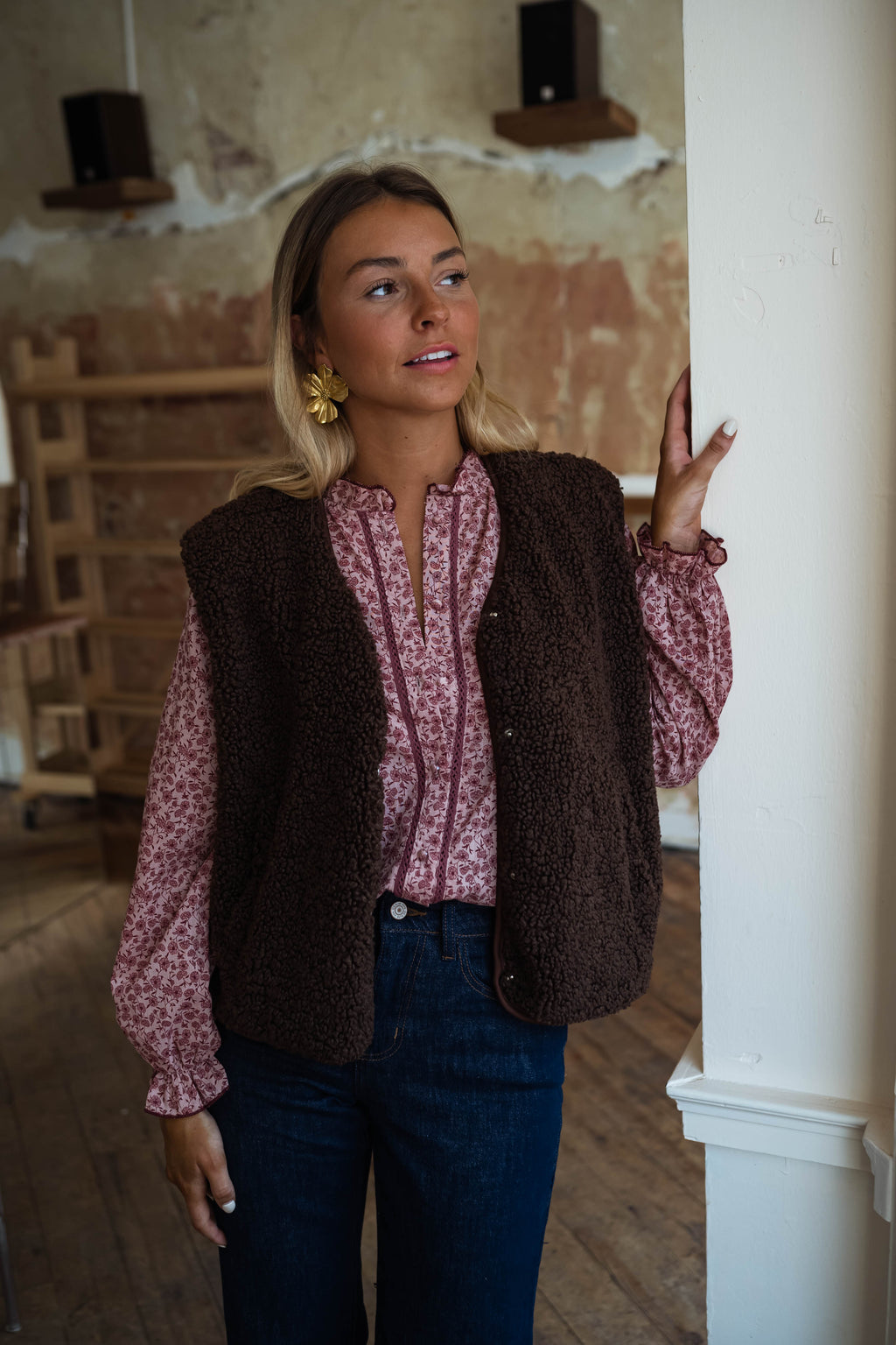 Gilet Taoh - brun