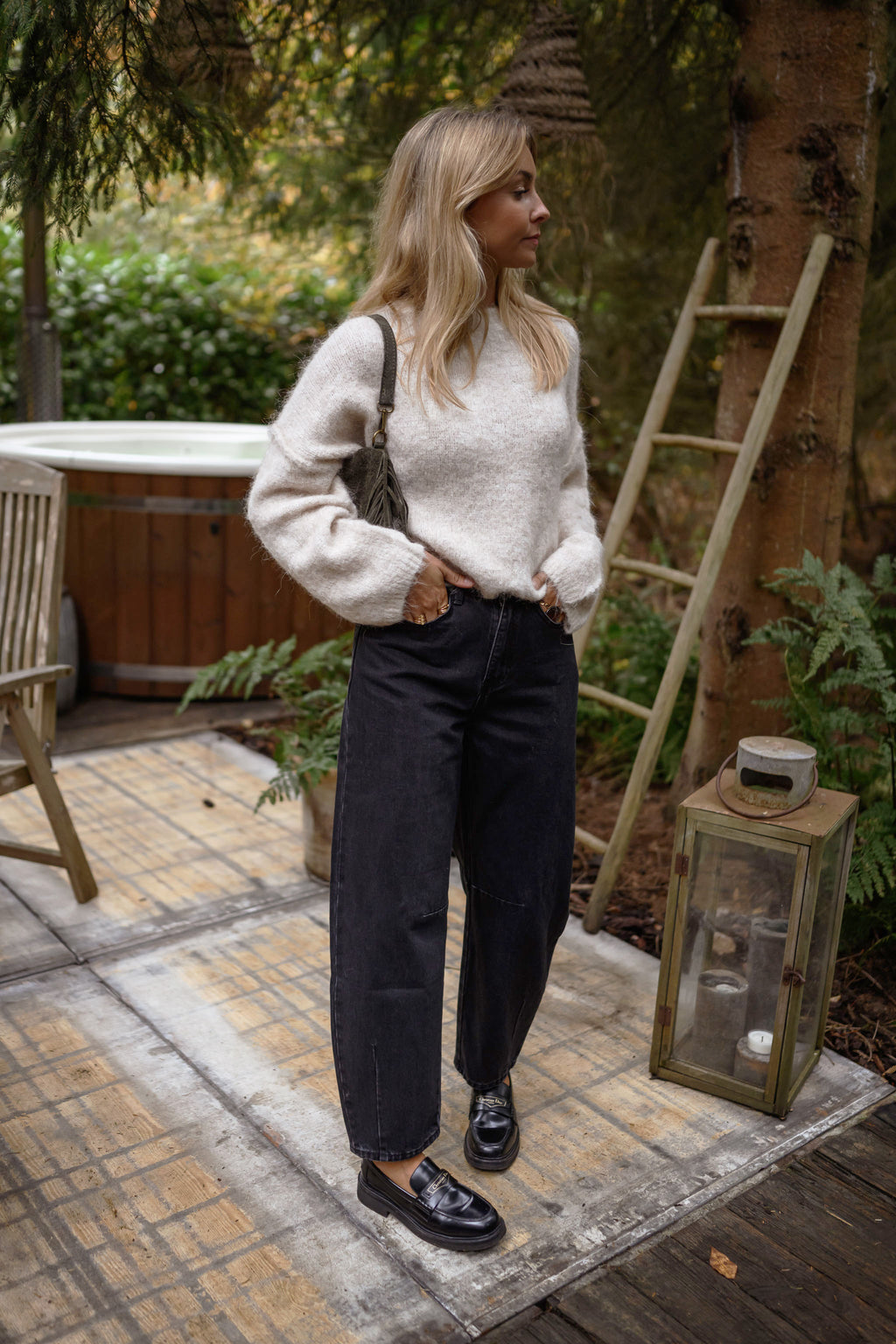 Jeans Brandy - gris foncé