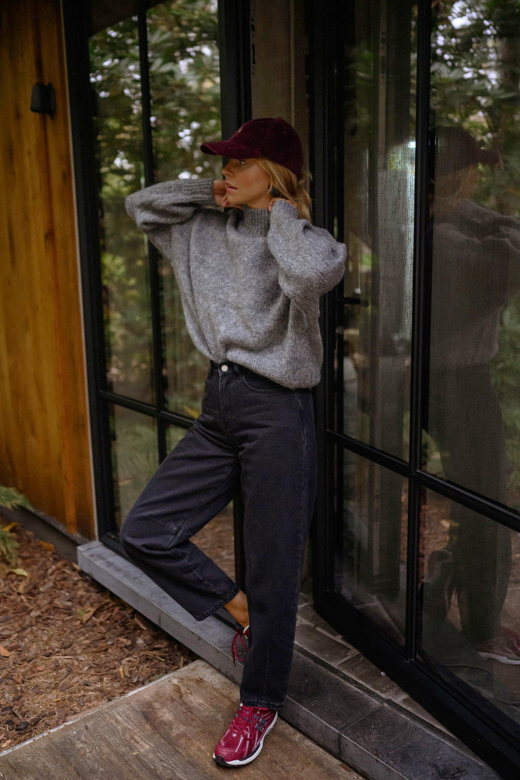 Jeans Brandy - gris foncé