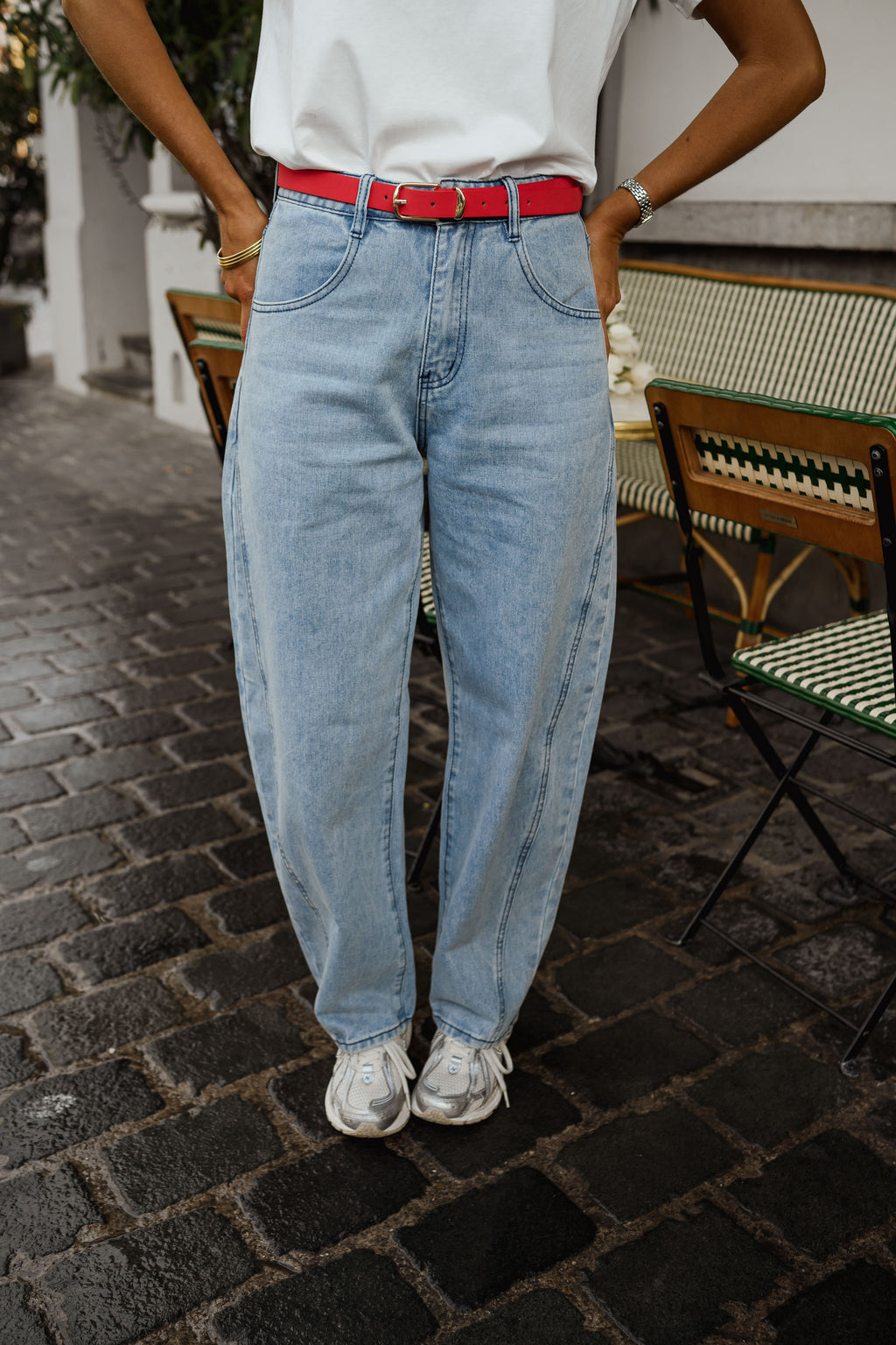 Robe Longue En Jean Tie & Dye Bleu À Bustier | Denim | PLT FR