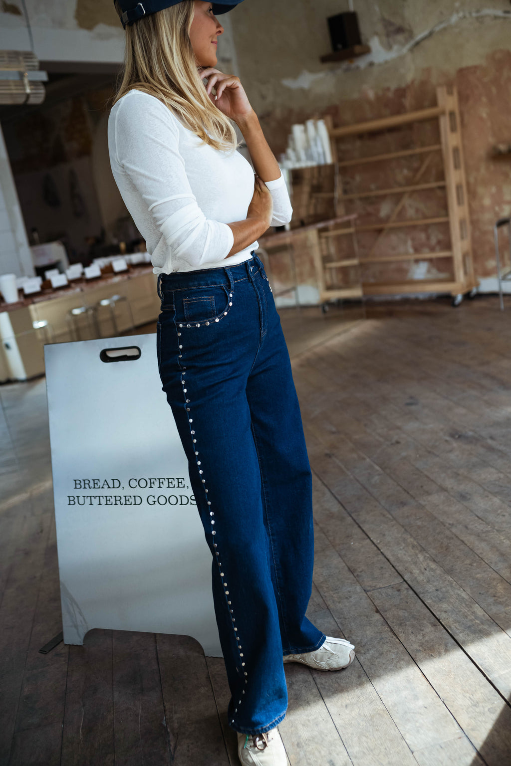 Jeans Carter - bleu