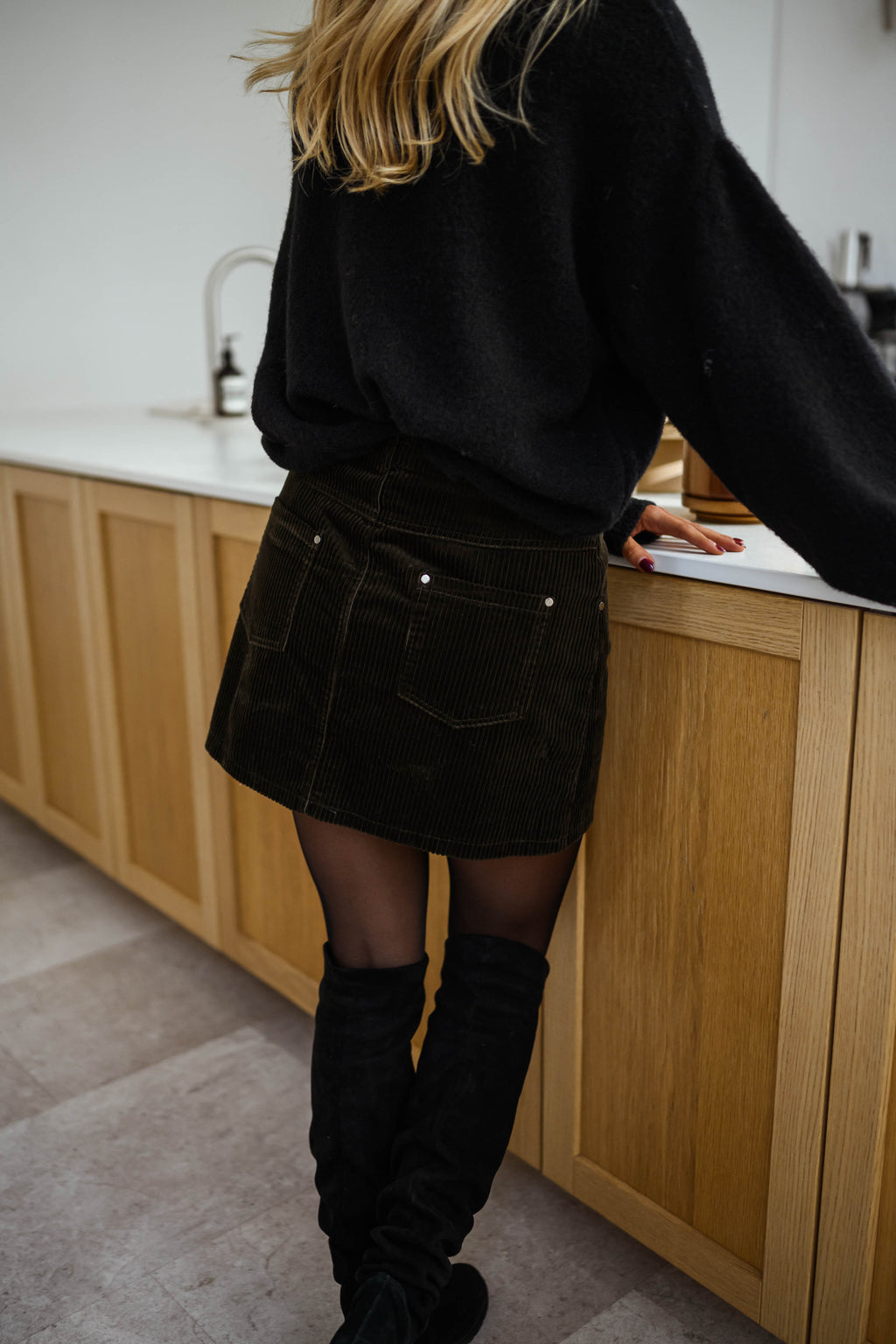 Jupe Frederik - kaki