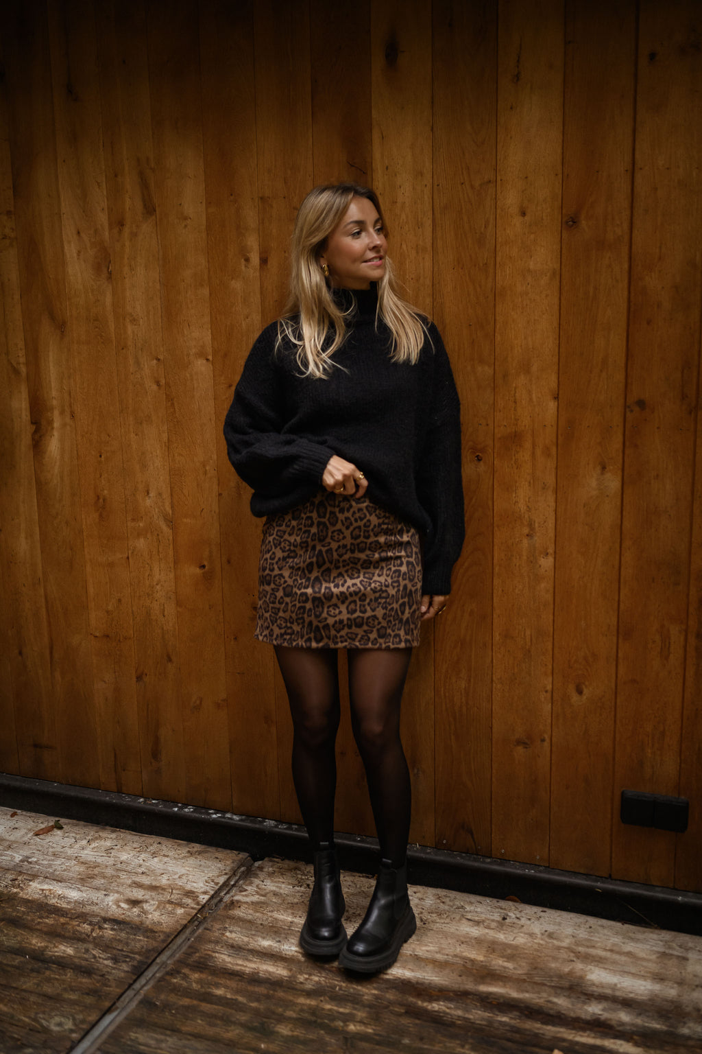 Hopa skirt - leopard