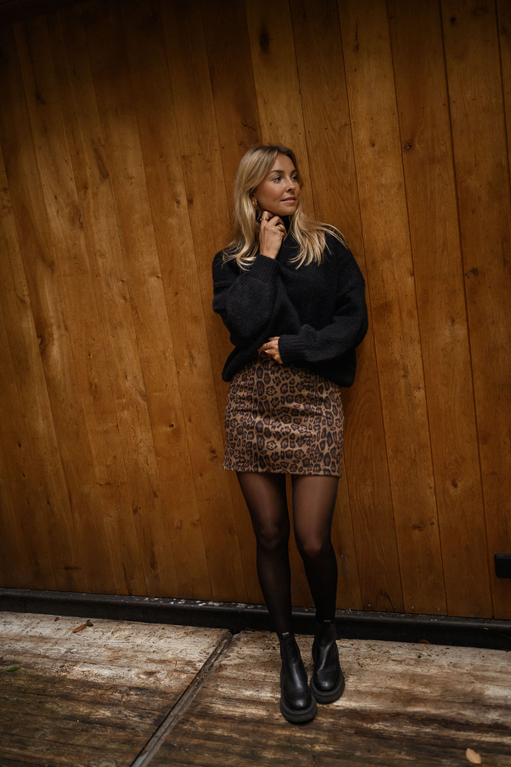 Hopa skirt - leopard