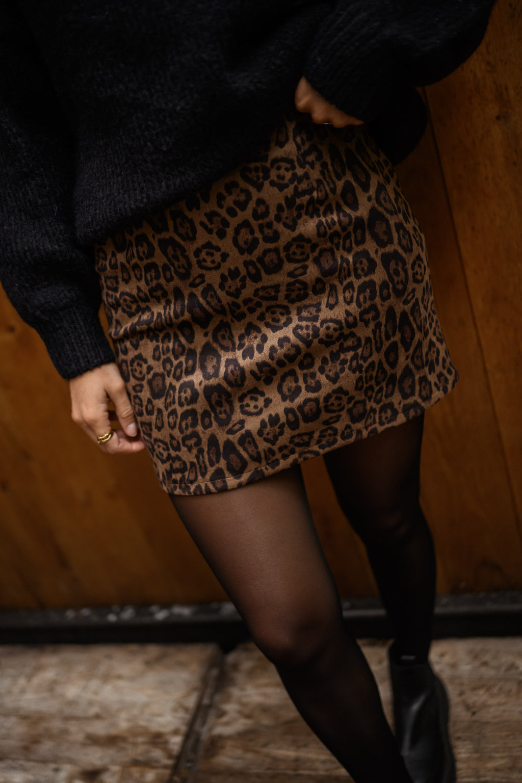 Hopa skirt - leopard