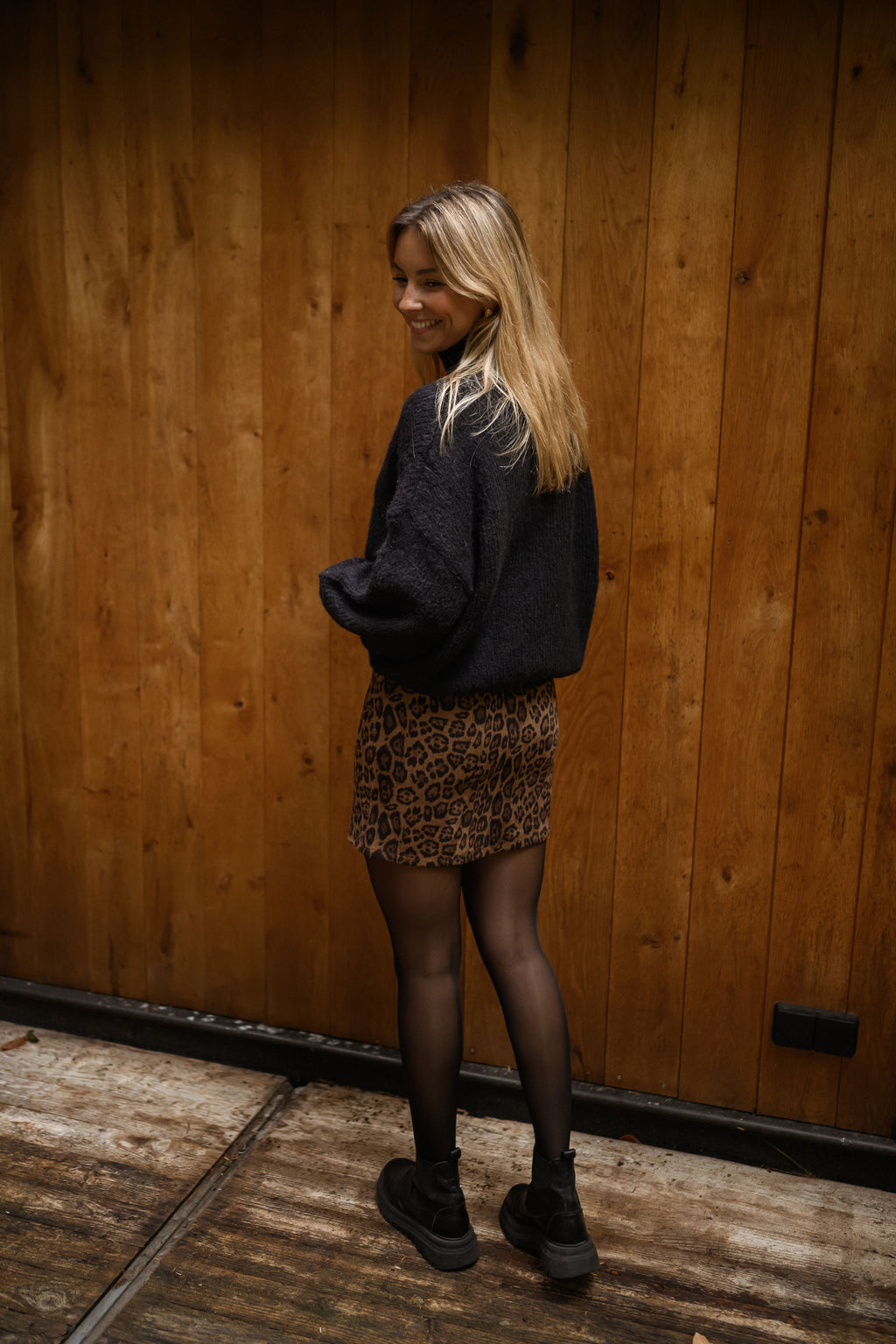 Hopa skirt - leopard
