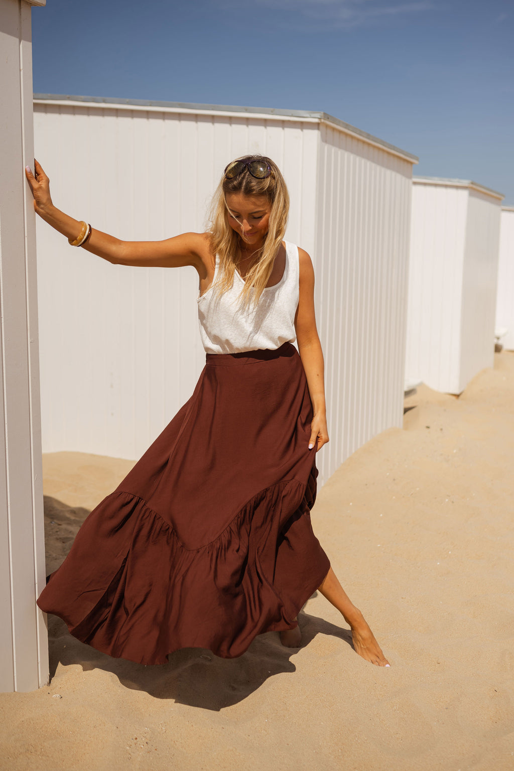 Manhattan skirt - brown