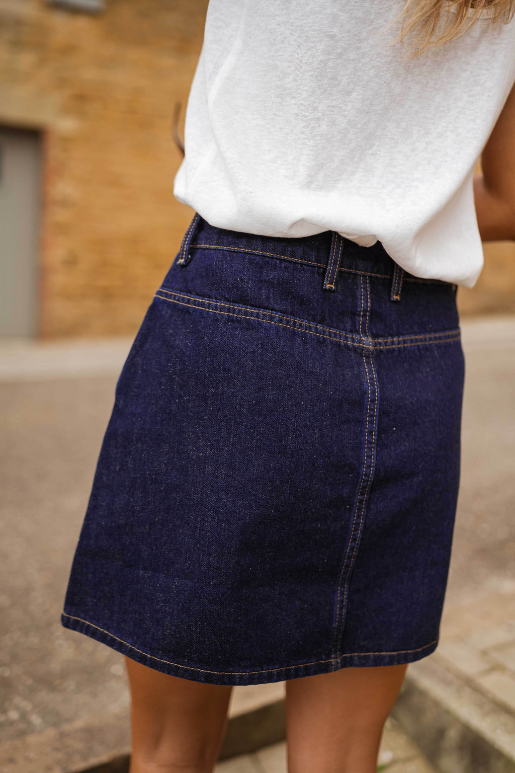 Jupe Tara en jeans - bleu foncé