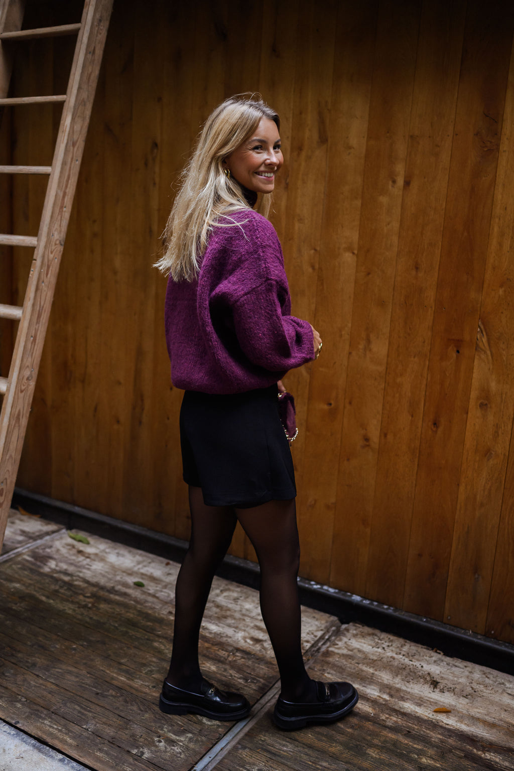 Alonsa skort - black
