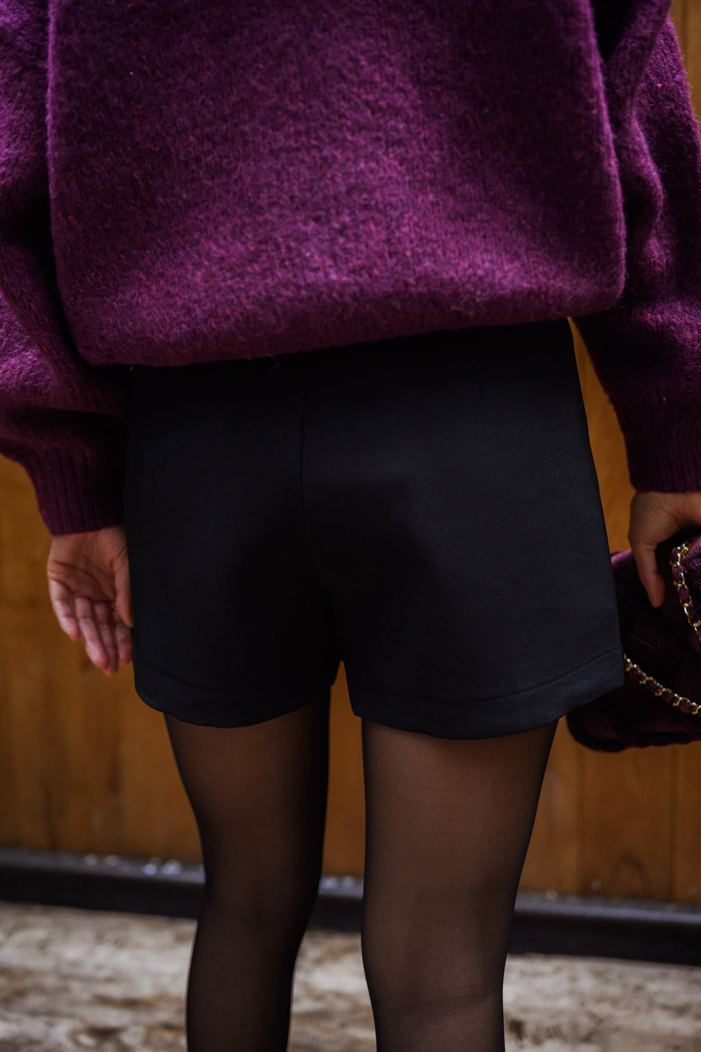 Alonsa skort - black