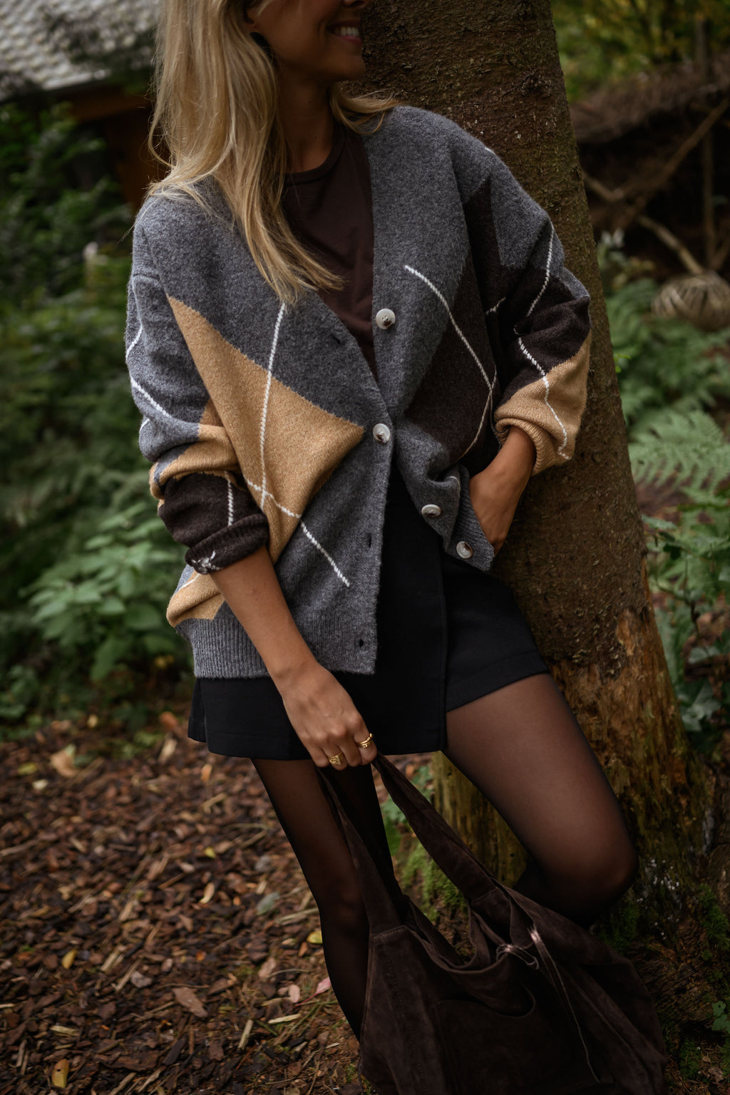 Alonsa skort - black