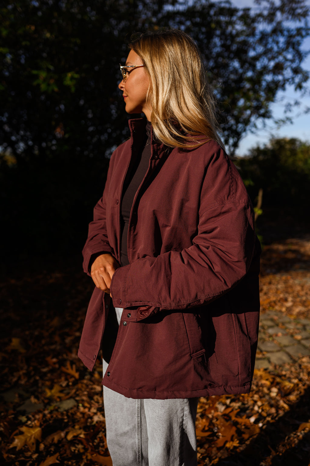 Manteau Clio - bordeaux