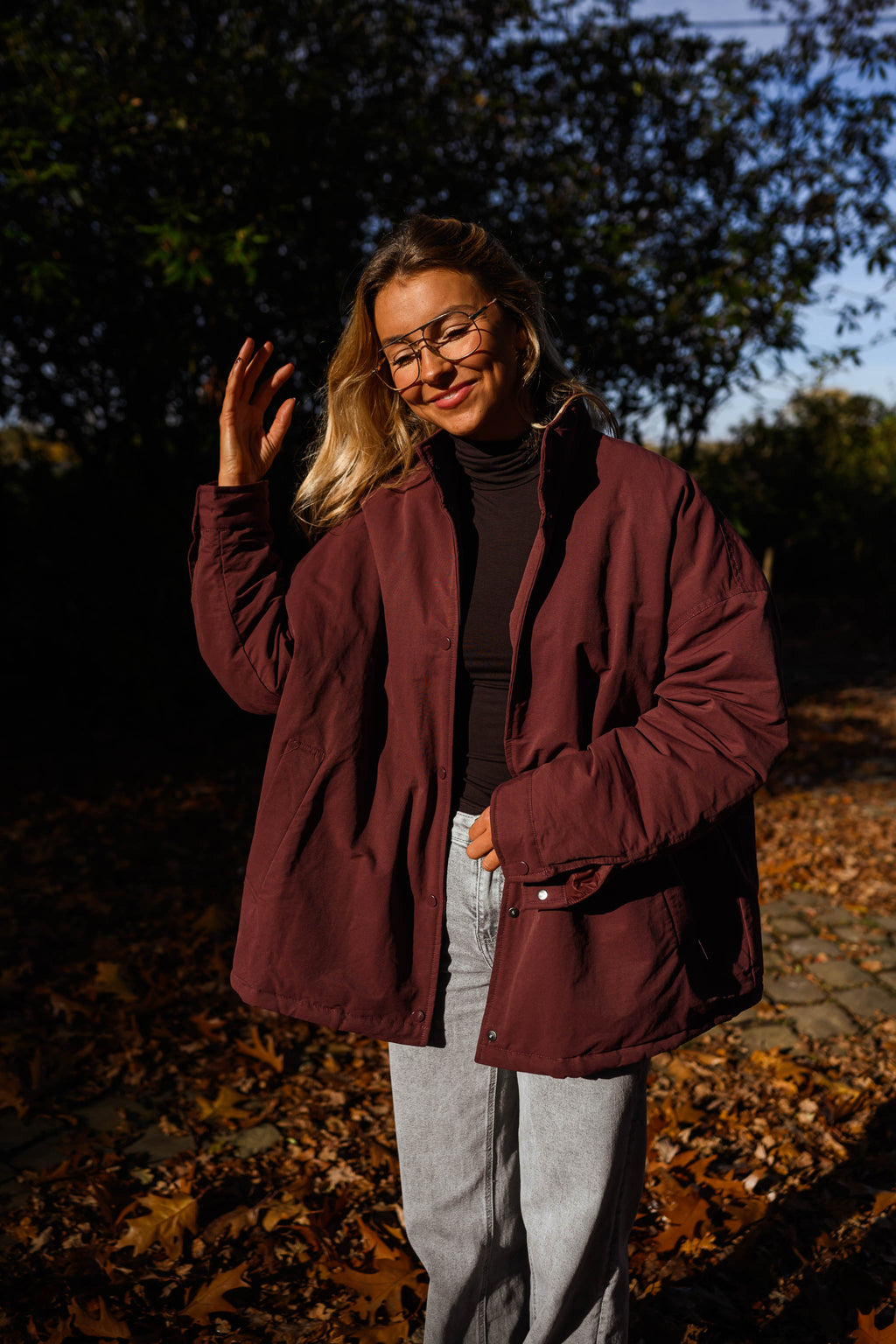 Manteau Clio - bordeaux