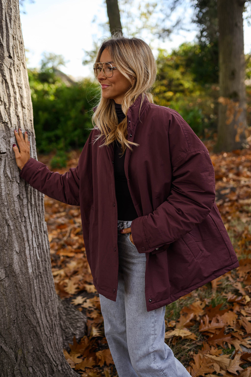 Manteau Clio - bordeaux