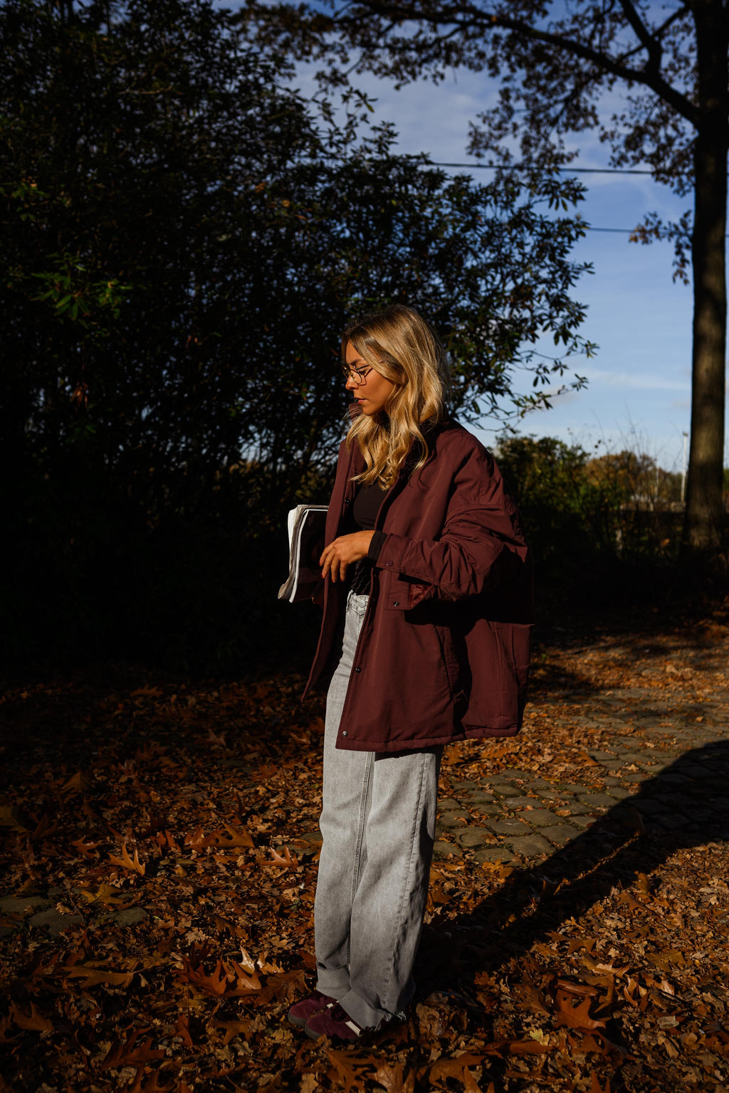 Manteau Clio - bordeaux