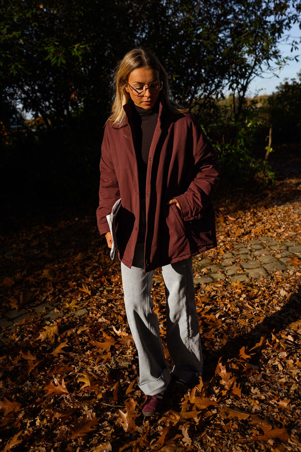 Manteau Clio - bordeaux