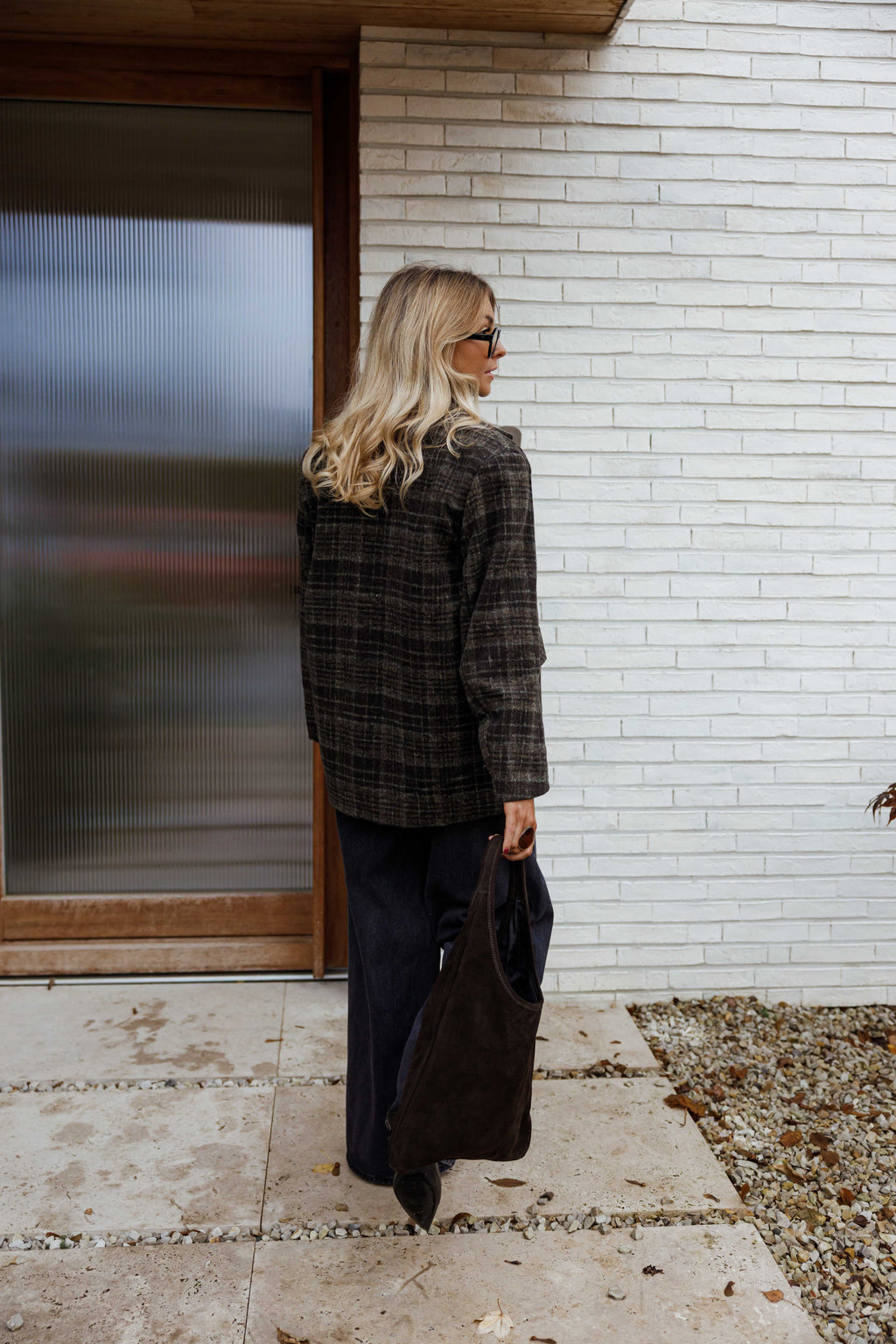 Manteau Lyson - gris à carreaux