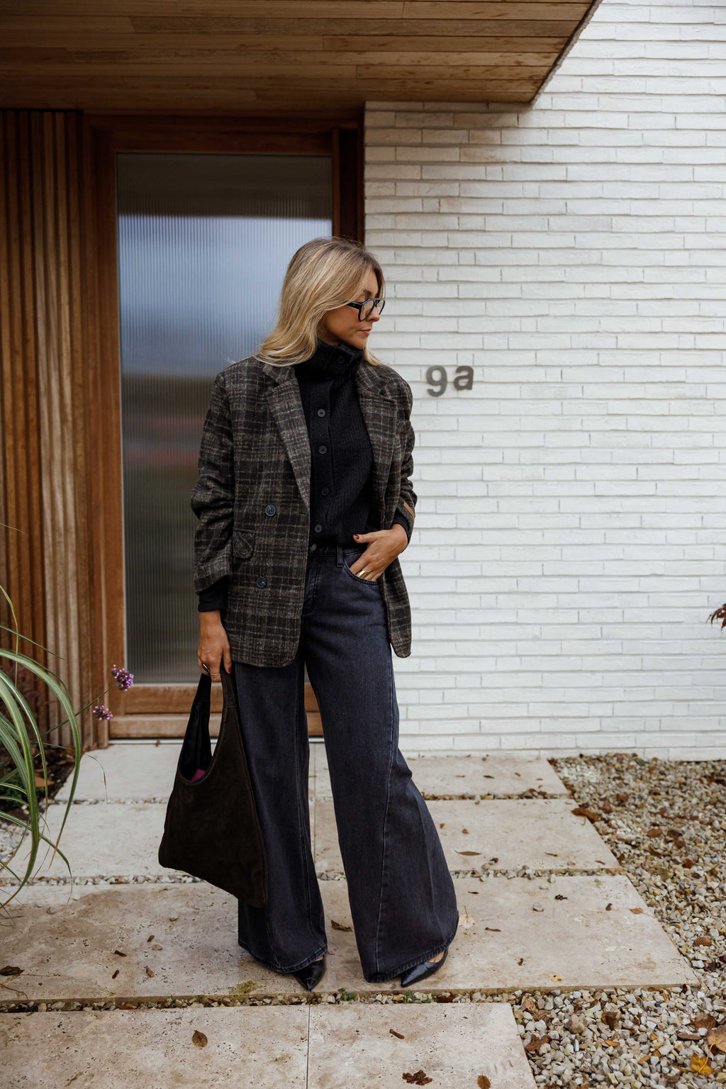 Manteau Lyson - gris à carreaux