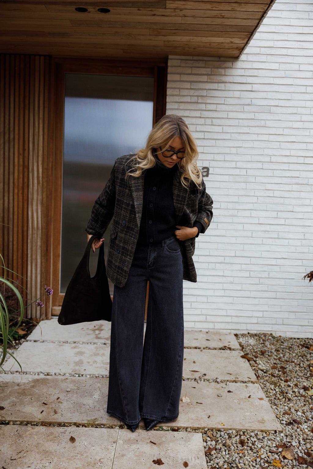 Manteau Lyson - gris à carreaux