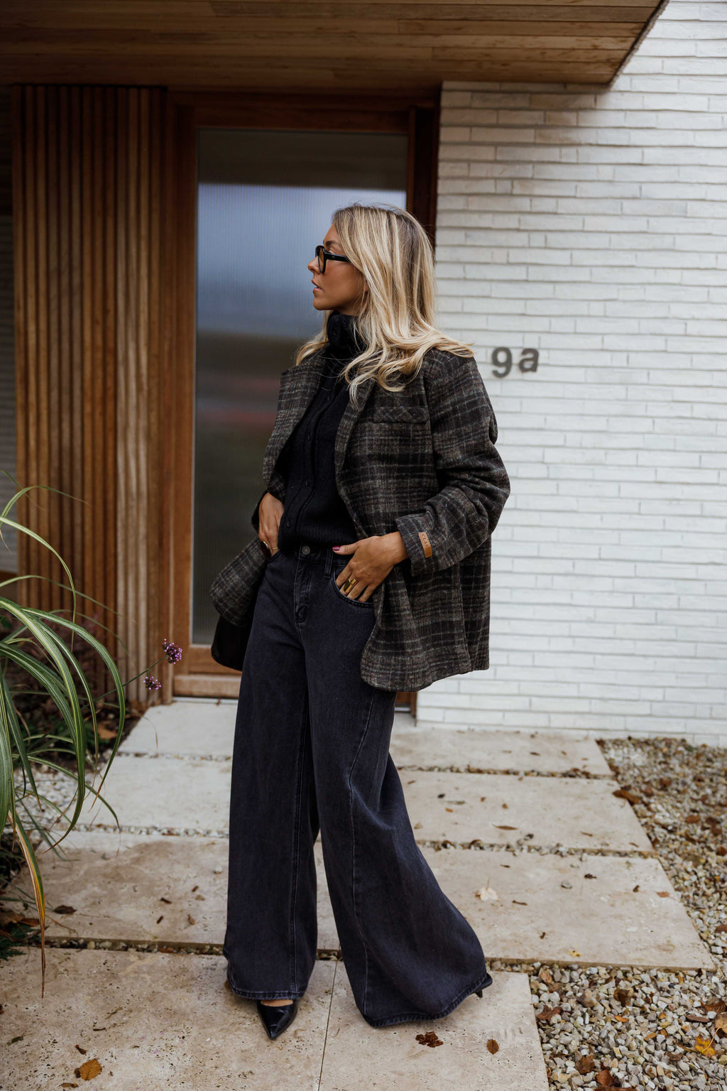 Manteau Lyson - gris à carreaux