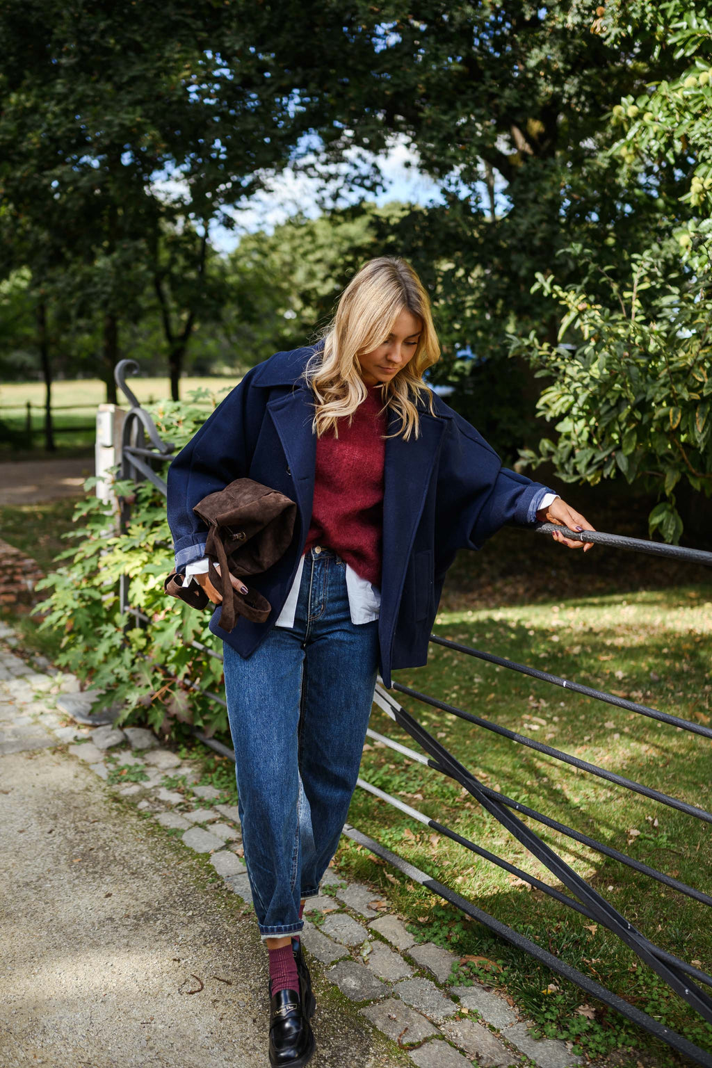 Marlise coat - blue