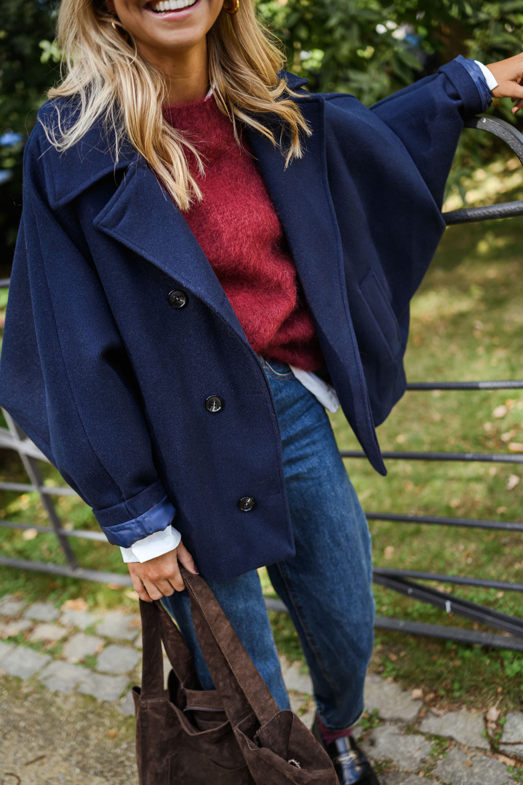 Easy Clothes Gilet Femme Bleu Electrique Gilet Easy Clothes Rose