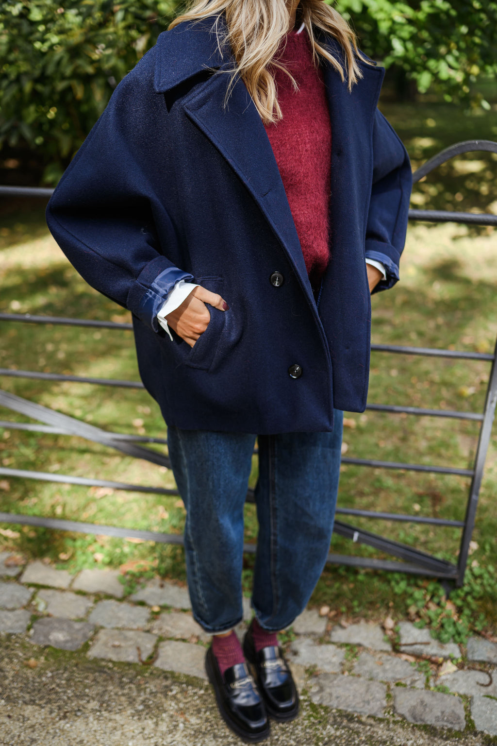 Marlise coat - blue