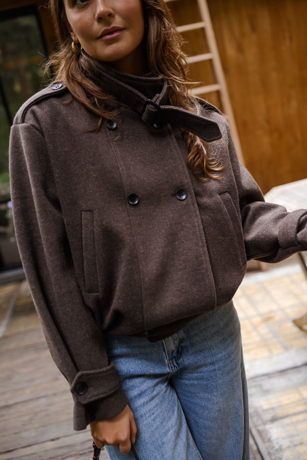 Manteau Orna - brun