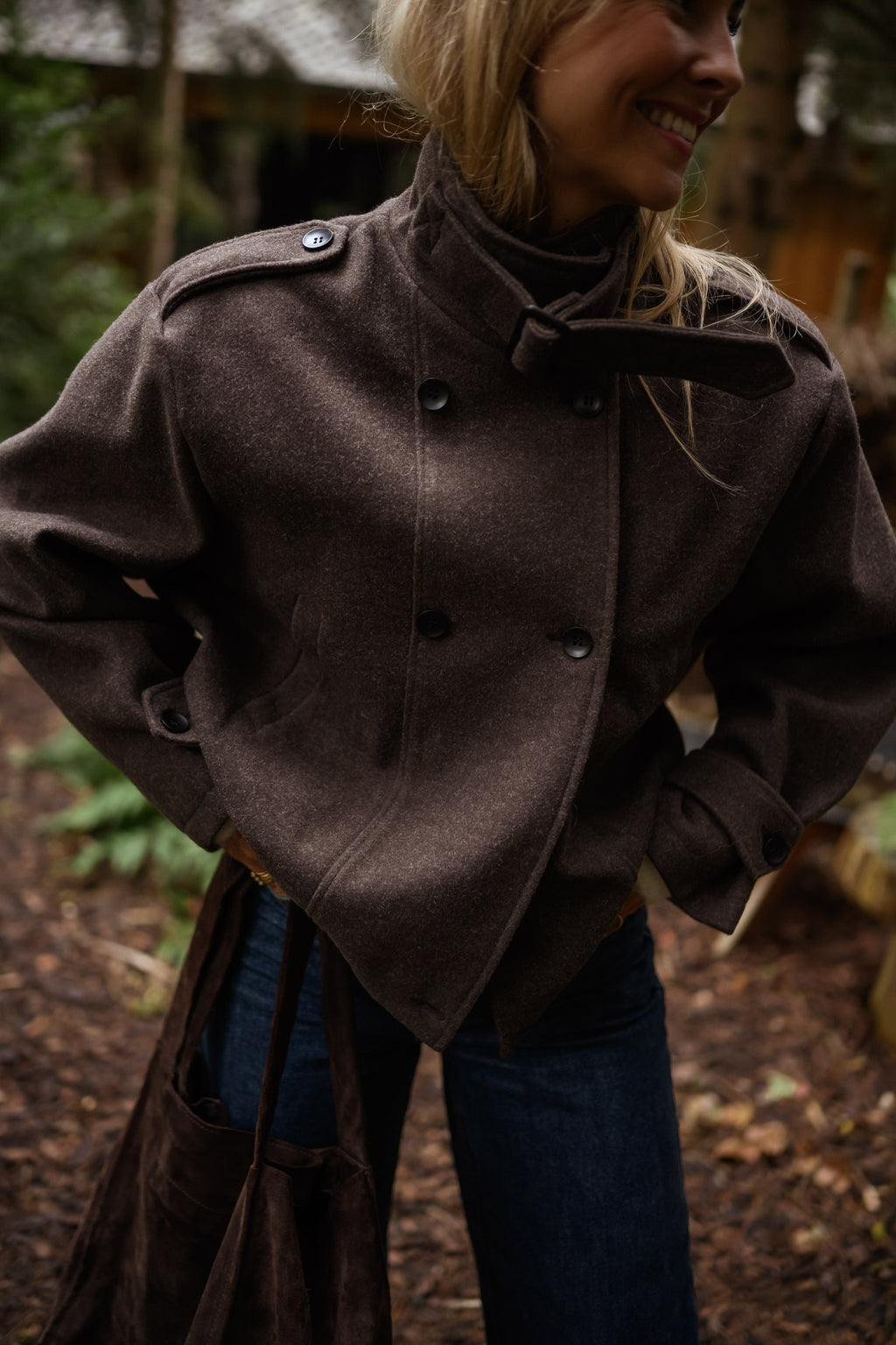 Manteau Orna - brun