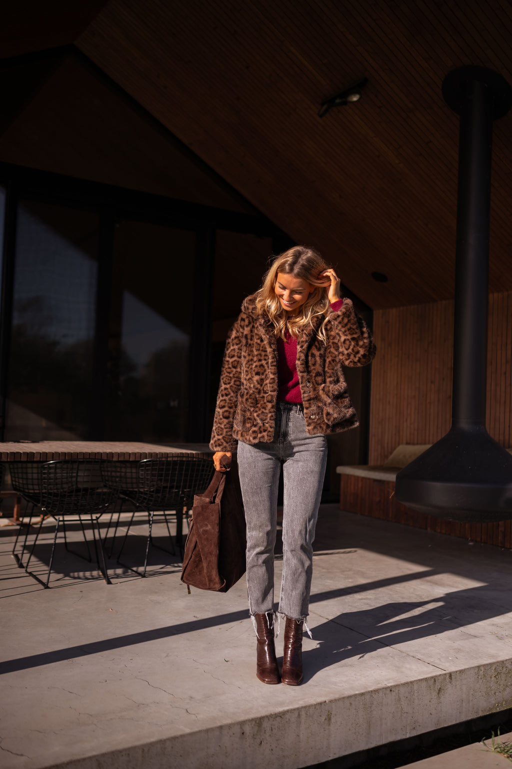 Gaya coat - leopard