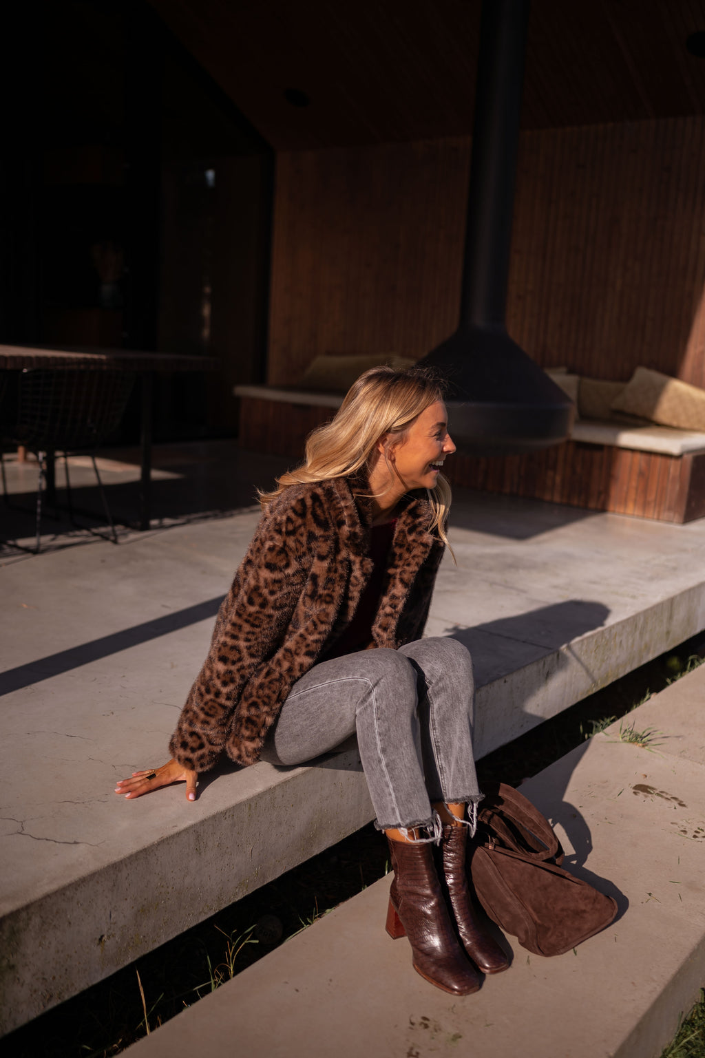 Gaya coat - leopard