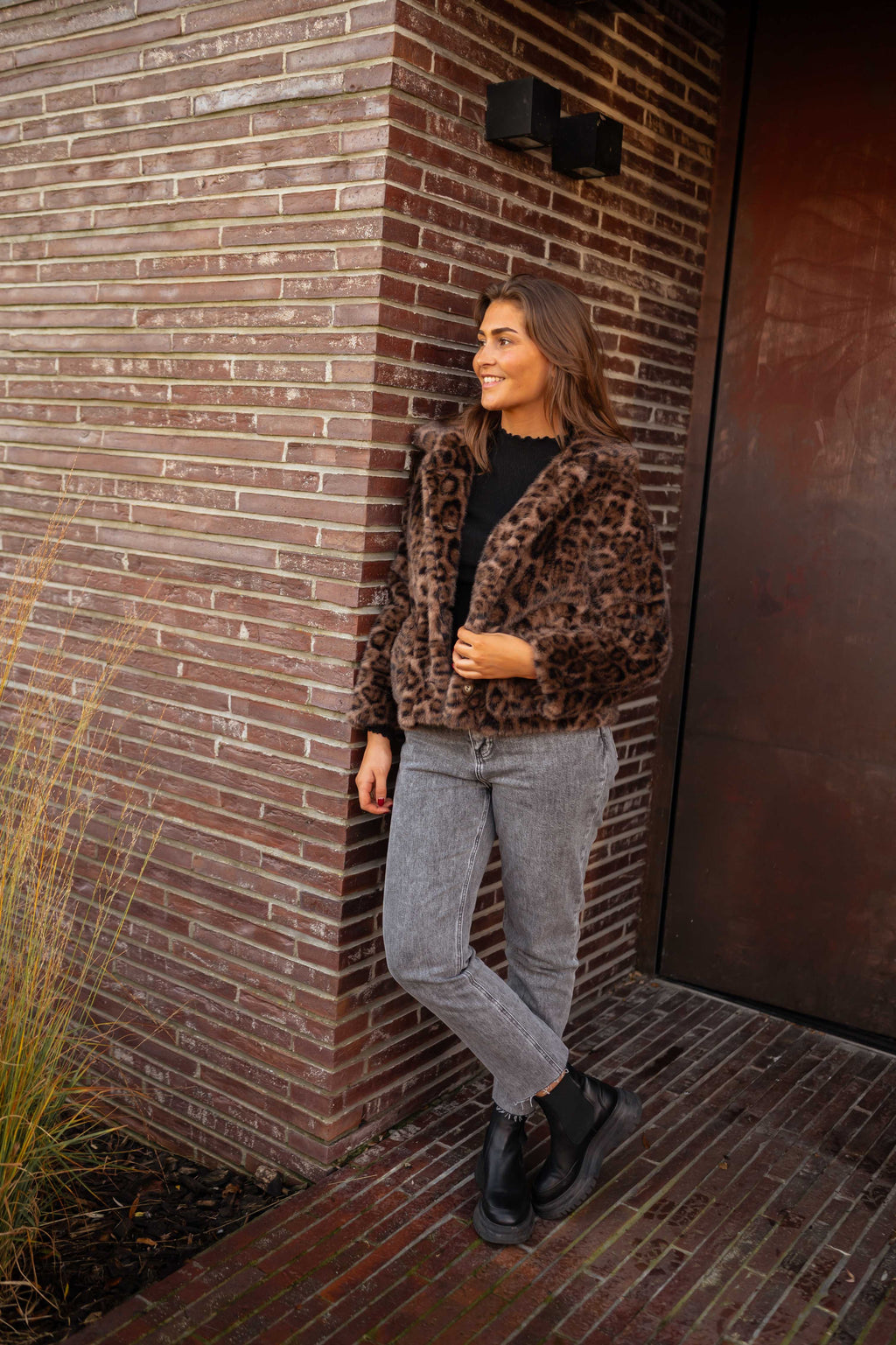 Gaya coat - leopard
