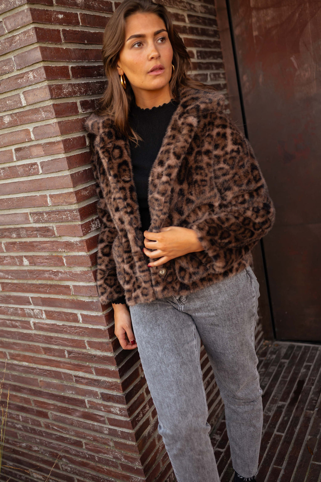 Gaya coat - leopard