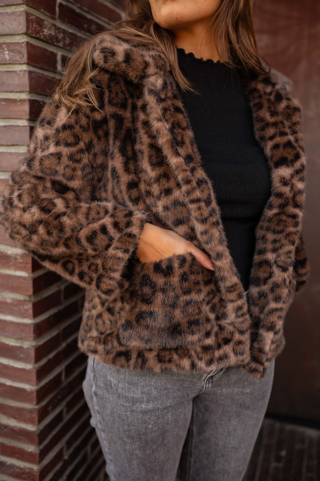 Gaya coat - leopard