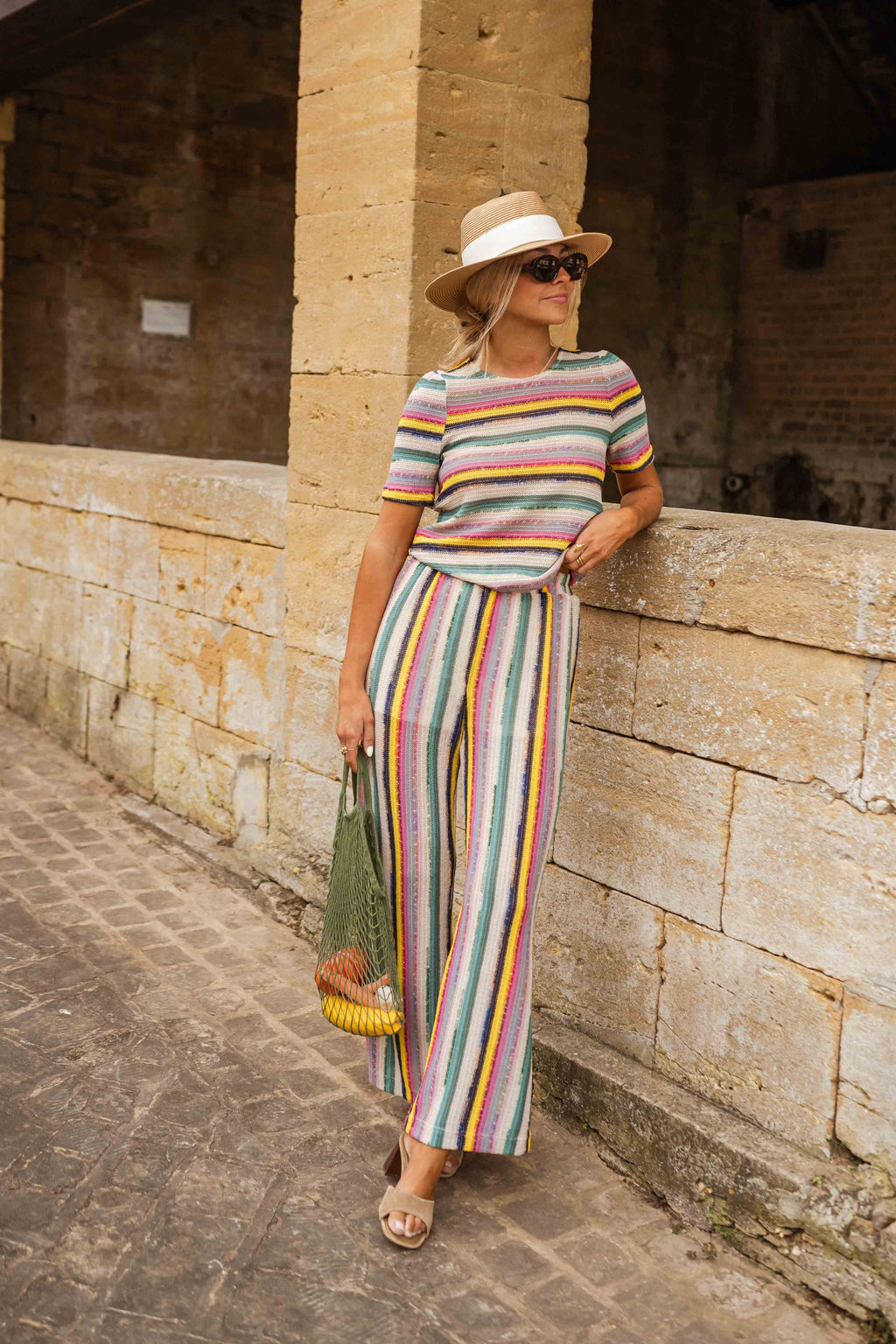 Pantalon Gauthier - à lignes en crochet