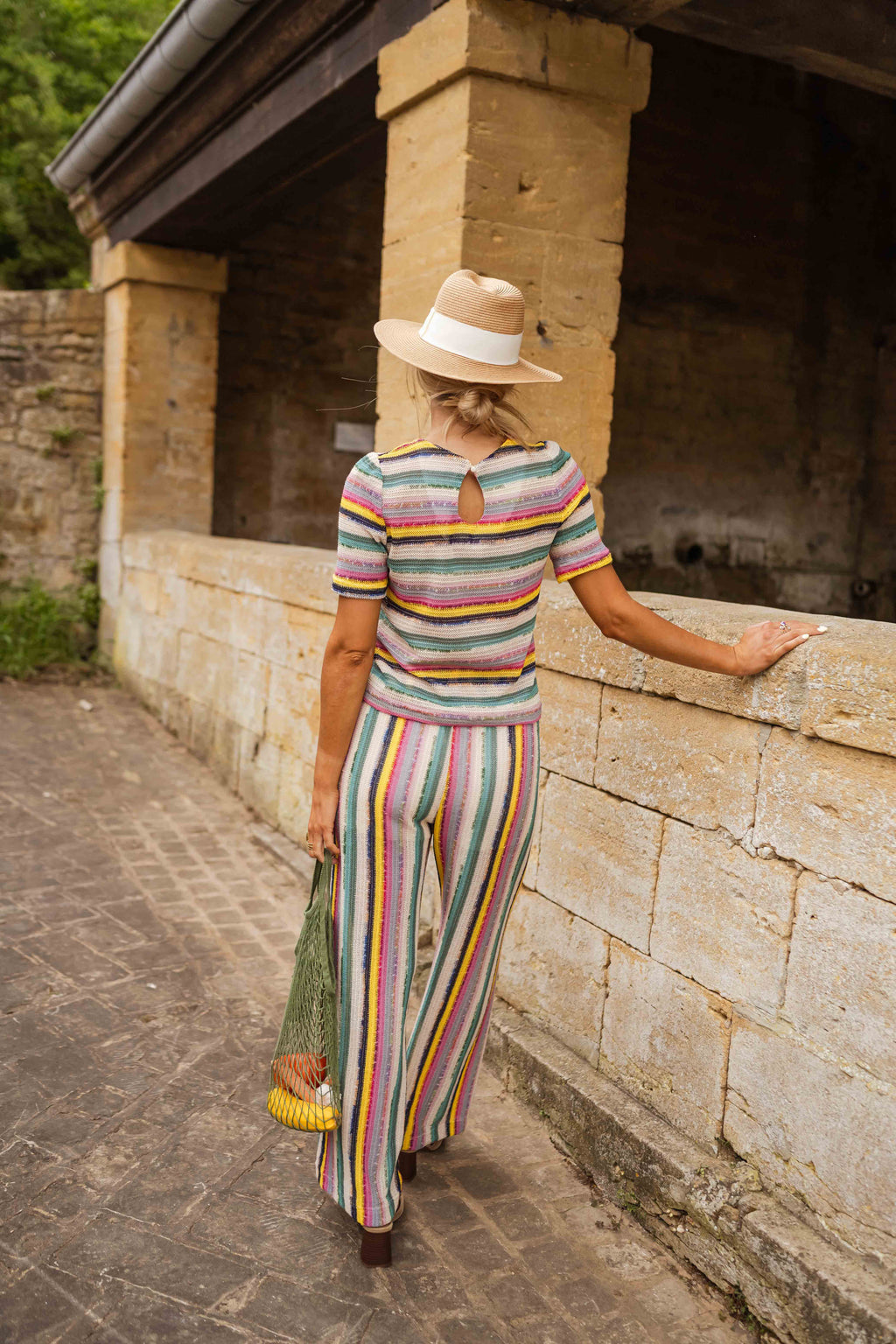 Gauthier pants - with lines crochet