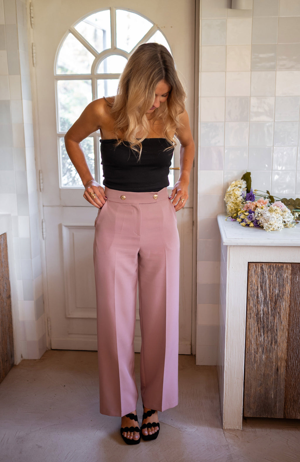 Pink Older Lady Clothing Stores Maona Pants Old Pink – Easy Clothes