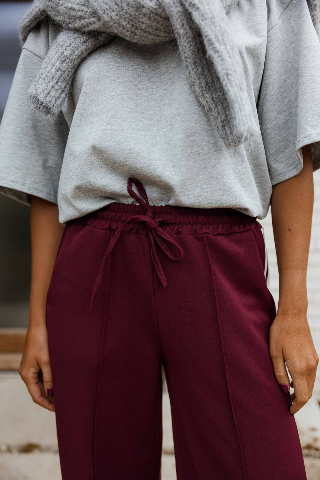Pantalon Waty - bordeaux
